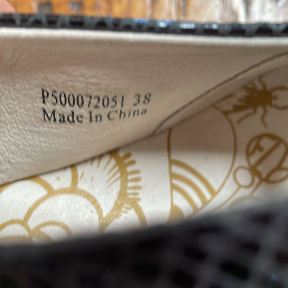 Fly London Yala Wedge patent-black snake print size 38 - Picture 4 of 6